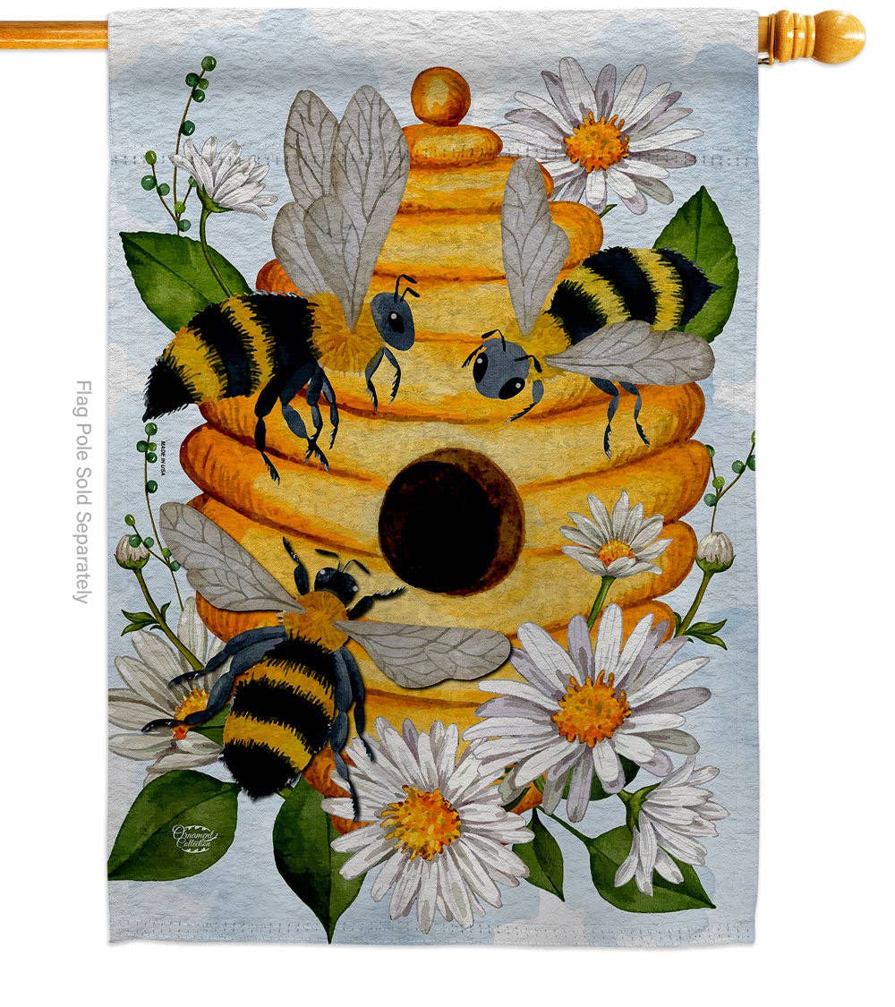 Flag-Bee Hive Flag