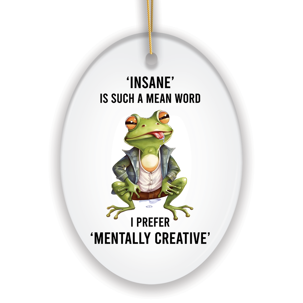 Quirky Frog Ornament