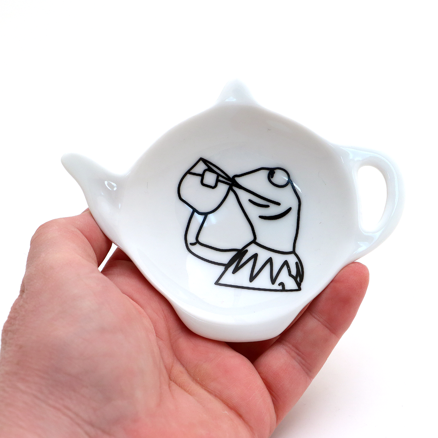 Kermit Drinking Tea teabag holder