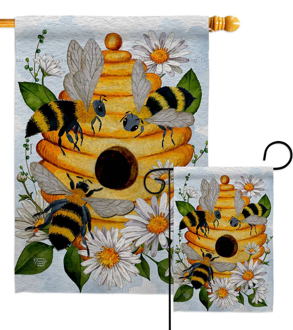 Flag-Bee Hive Flag
