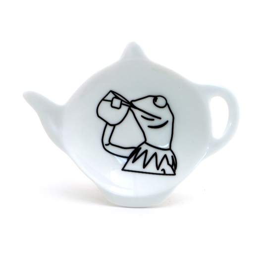 Kermit Drinking Tea teabag holder