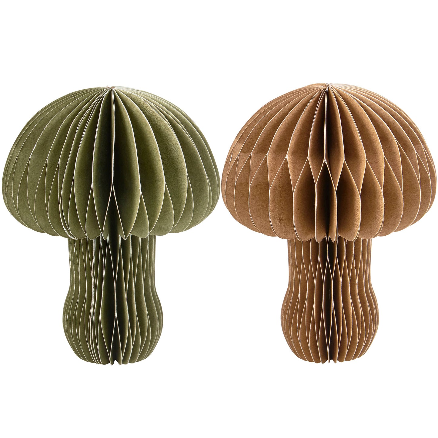 Paper Honeycomb  Mushroom Set