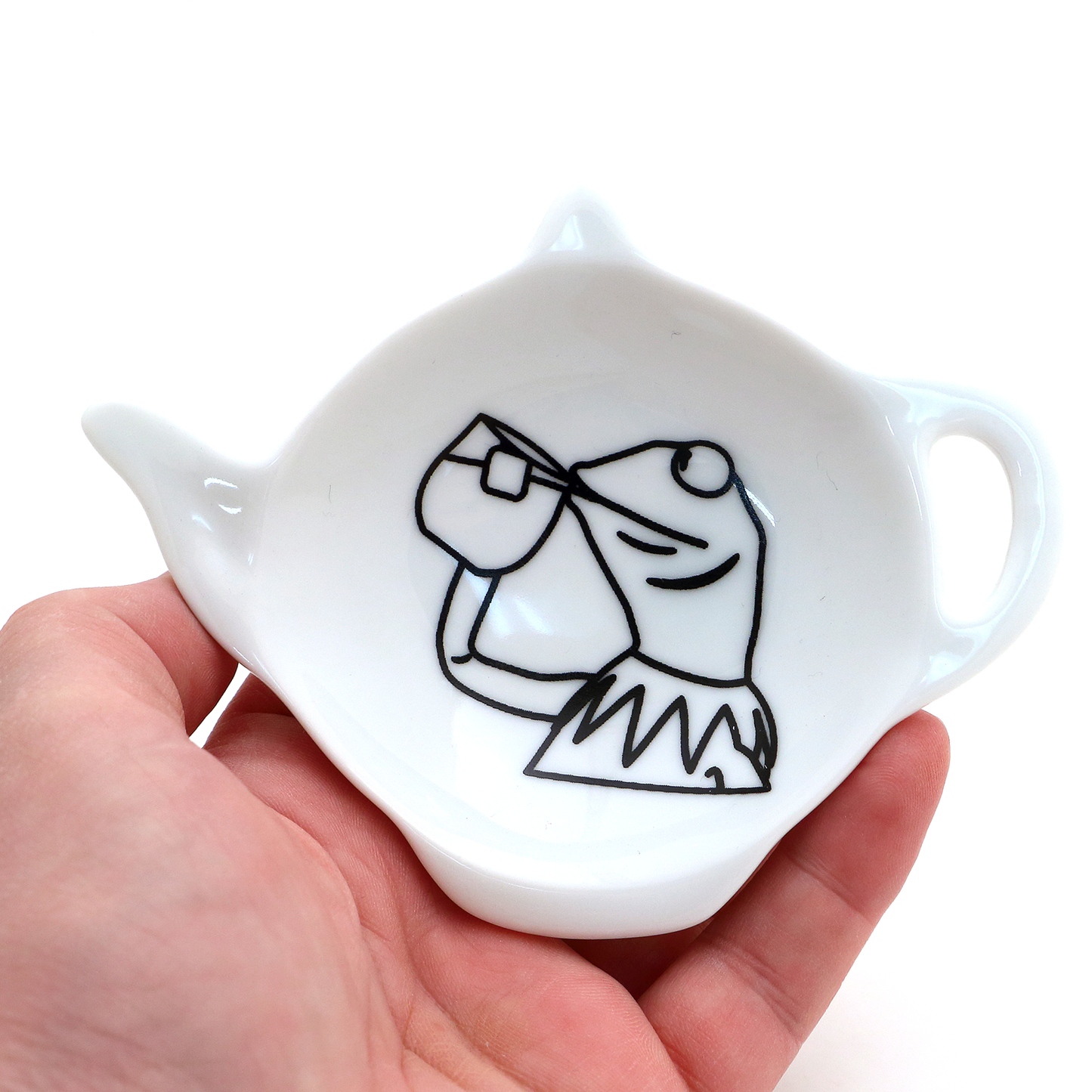 Kermit Drinking Tea teabag holder