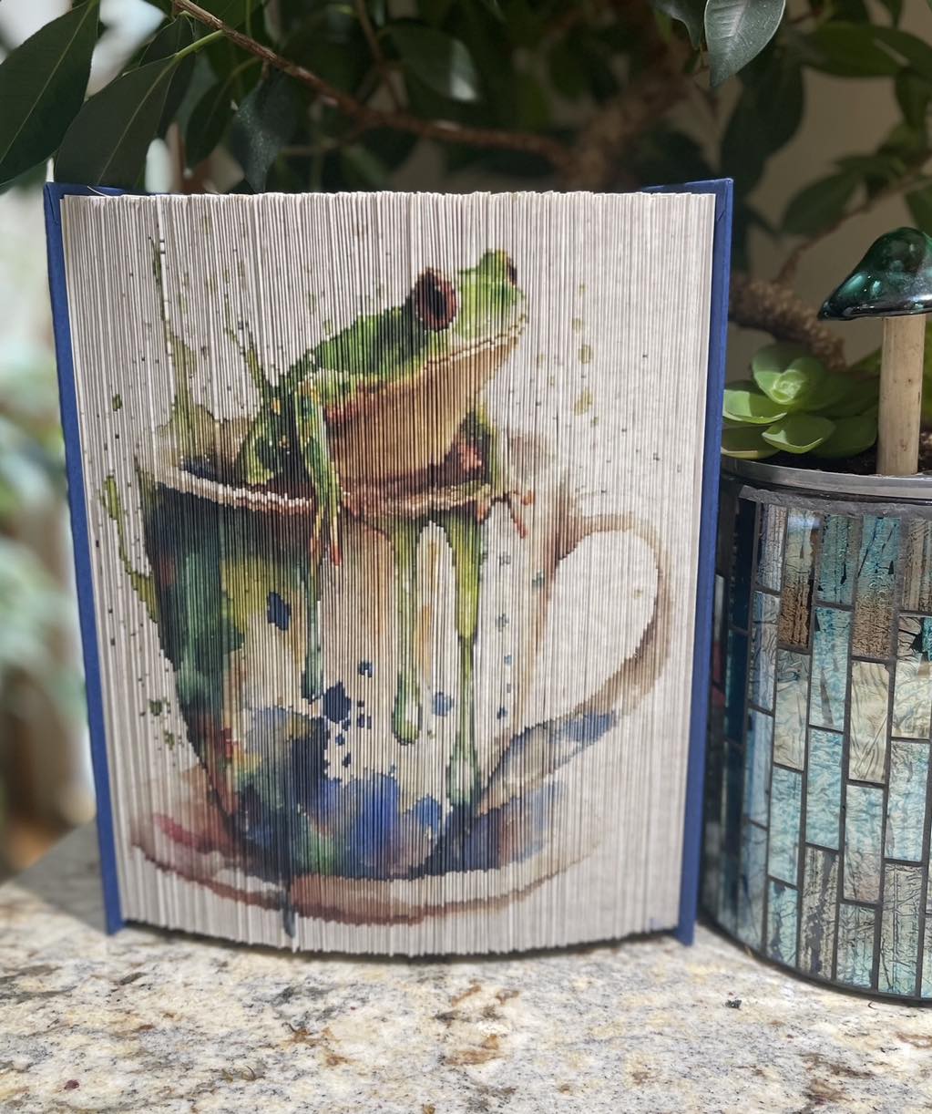 Faux Painted Book Art