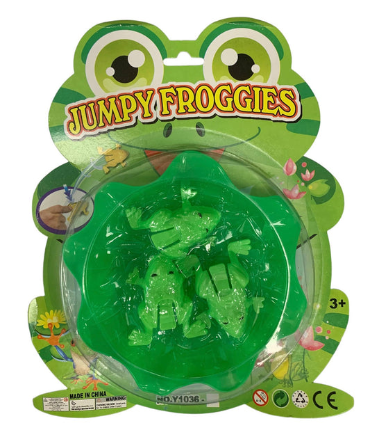 Jumping Frogs with Lily Pad