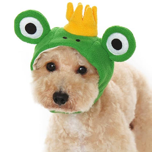 For Pets: Prince Frog Hat