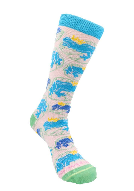 Frogs on a Lily Pad Socks
