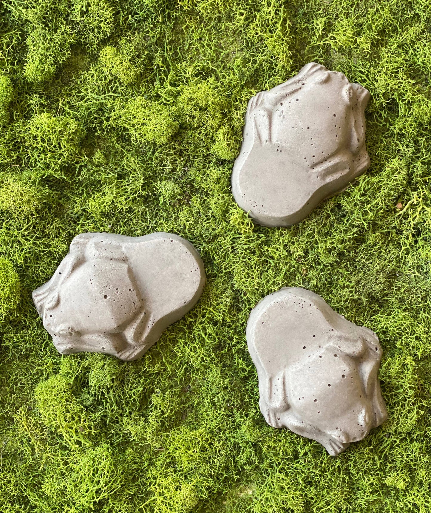 Backyard Stone Art - Frog Plant Pot Feet