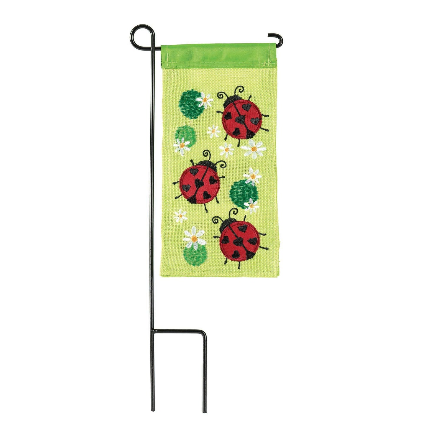 Ladybugs Mini Flag